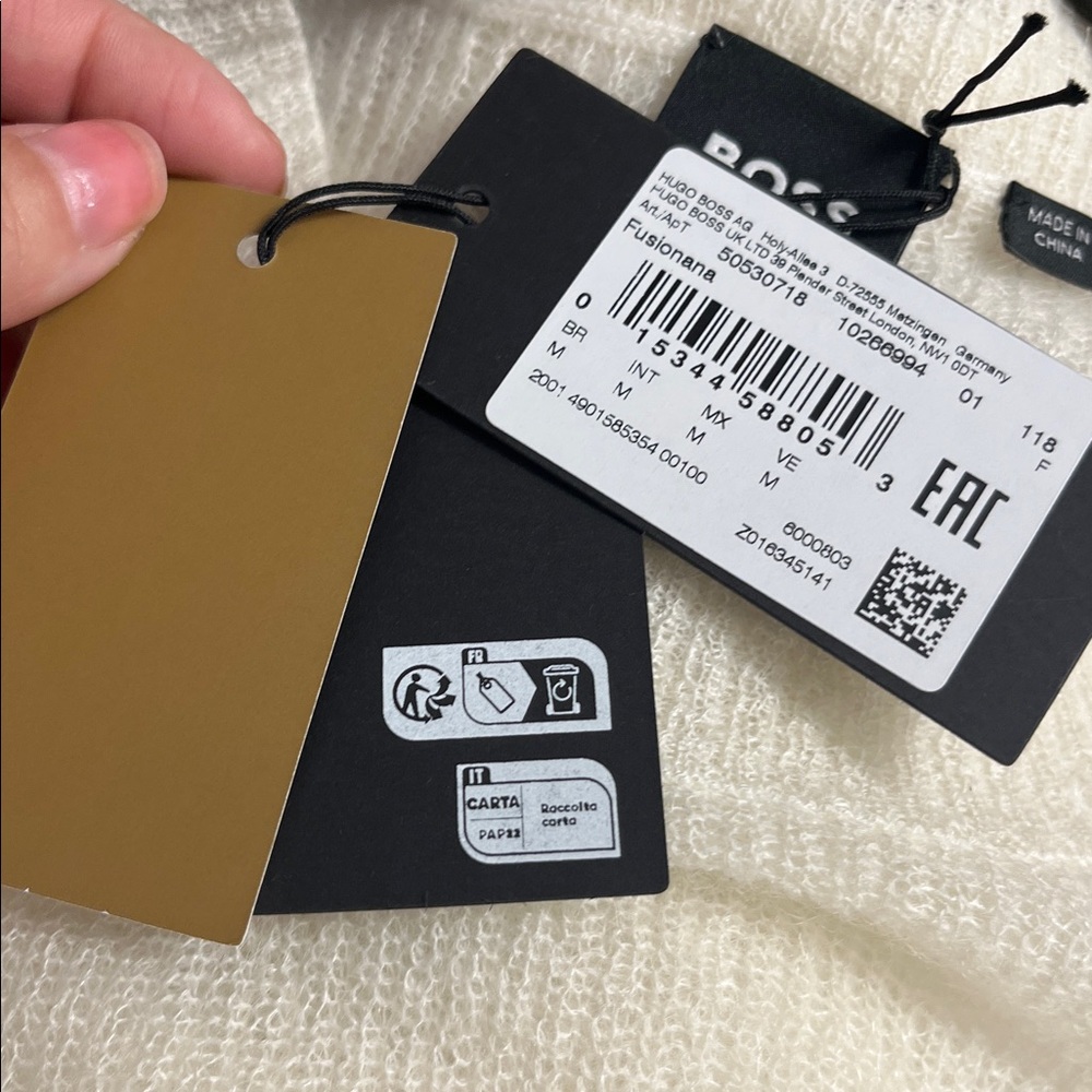 Hugo Boss Women's Cream Sweater - Picture 9 of 11